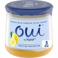 Oui by Yoplait Lemon Whole Milk French Style Yogurt Jar