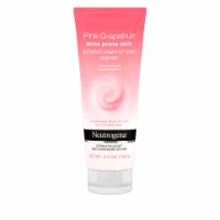 Neutrogena Acne Prone Skin Pink Grapefruit Cream-to-Foam Facial Cleanser Perspective: Main