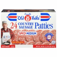 Purnell's Old Folks Spicy-Medium Country Sausage Patties