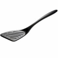Hutzler Melamine Slotted Turner Spatula - Black