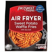 Pictsweet Farms® Natural Air Fryer Waffle Cut Sea Salt Sweet Potato Fries Perspective: Main