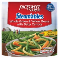 Pictsweet Farms® Steam'ables® Farm Favorites Whole Green & Yellow Beans with Baby Carrots Perspective: Main