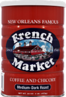 French Market Coffee & Chicory Medium Dark Roast Coffee Perspective: Main