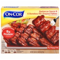 On-Cor® BBQ Sauce & Boneless Rib Shaped Patties Family Size Frozen Meal