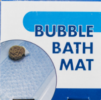 SlipX Solutions Bubble Bath Mat - Clear Perspective: Main