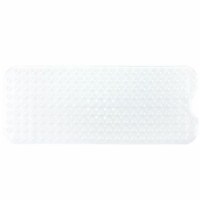 Slip-X Bubble Bath Mat w/ Microban 15x35 Clear 4 Per Case Price Per Case