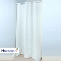Microban® PEVA Heavy Weight Shower Liner - White