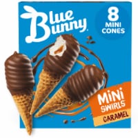 Blue Bunny Mini Swirls Caramel Frozen Dessert Perspective: Main