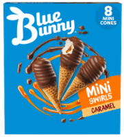Blue Bunny® Caramel Mini Swirls Ice Cream Cones