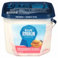 Blue Ribbon Strawberry Marble Ice Cream