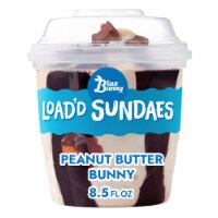 Blue Bunny® Load'd Sundaes Peanut Butter Bunny Frozen Dessert Cup Perspective: Main