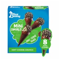 Blue Bunny Mint Cookie Crunch Mini Swirls Frozen Dairy Dessert