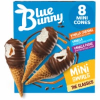 Blue Bunny® Mini Swirls® Classic Cones Variety Pack