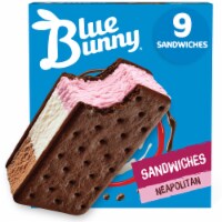 Blue Bunny® Neapolitan Frozen Dairy Dessert Sandwiches
