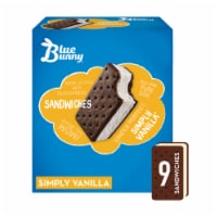 Blue Bunny® Simply Vanilla Frozen Dairy Dessert Sandwiches