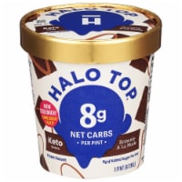 Halo Top® Keto Brownie a la Mode Frozen Dessert Pint Perspective: Main