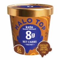 Halo Top Chocolate Caramel Lava Cake Keto Frozen Dessert