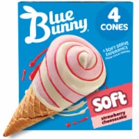 Blue Bunny® Strawberry Cheesecake Frozen Twist Cones