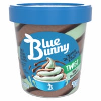 Blue Bunny® Mint Chocolate Twist Ice Cream Pint Perspective: Main