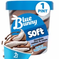 Blue Bunny Soft Chocolate Cookies and Cream Frozen Dessert Perspective: Main