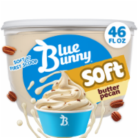 Blue Bunny Soft Butter Pecan Frozen Dessert Perspective: Main