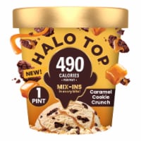 Halo Top Caramel Cookie Crunch Light Ice Cream Perspective: Main