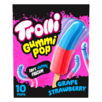 Trolli Grape Strawberry Frozen Gummi Pops Perspective: Main