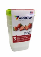 Arrow Plastic Green 1 Quart Storage Containers Perspective: Main