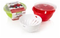 Arrow Plastic Bowl & Colander Set with Lid