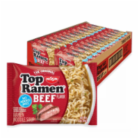 Nissin Top Ramen® Beef Flavored Noodles Perspective: Main