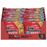 Nissin Top Ramen Beef Flavor Noodle Soup