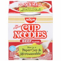 Nissin Cup Noodles Beef Flavor Ramen Noodle Soup