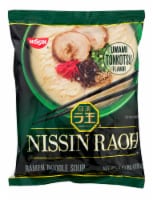 Nissin Raoh Tonkotsu Flavor Ramen Noodle Soup Perspective: Main