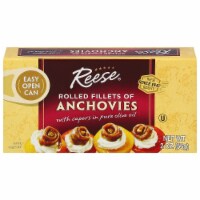 Reese® Rolled Fillets of Anchovies with Capers in Pure Olive Oil