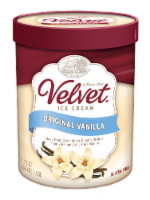 Velvet Original Vanilla Ice Cream Perspective: Main