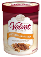 Velvet Butter Pecan & Cashew Ice Cream Perspective: Main