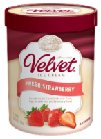 Velvet Fresh Strawberry Ice Cream Perspective: Main