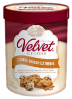 Velvet Cookie Dough Extreme Ice Cream Perspective: Main