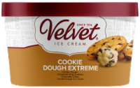 Velvet® Cookie Dough Extreme Ice Cream Tub Perspective: Main