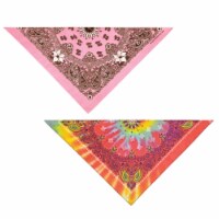Hav-A-Hank Paisley Bandanna 22 X22 -Hot Pink