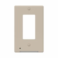 Westek LumiCover Almond 1 gang Plastic Rocker Nightlight Wall Plate 1 pk - Total Qty: 1