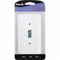 Amerelle® Toggle White Wall Plate Light Switch Cover