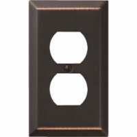 Amerelle Stamped Steel Outlet Wall Plate