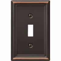 Amerelle® Chelsea Single Toggle Wall Plate - Aged Bronze
