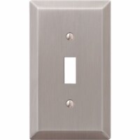 Amerelle® Toggle Brushed Nickel Light Switch Cover