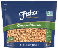 Fisher California Grown Unsalted Chopped Walnuts