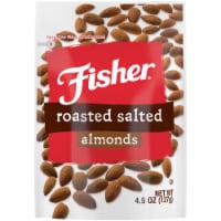 Fisher Snack Roasted Salted Almonds Perspective: Main