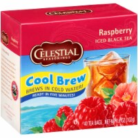 Celestial Seasonings Cool Brew Raspberry Iced Black Tea Bags Perspective: Main