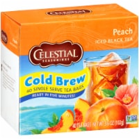 Celestial Seasonings Peach Cool Brew Iced Tea Bags Perspective: Main