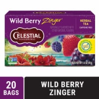 Celestial Seasonings Caffeine Free Wild Berry Zinger Herbal Tea Perspective: Main